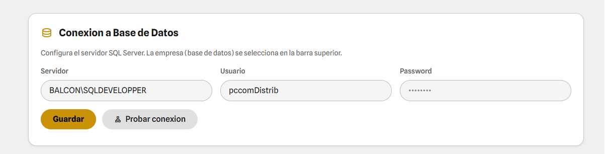 Conexion a BD