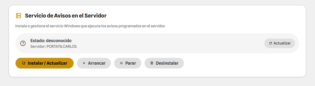 Servicio activo