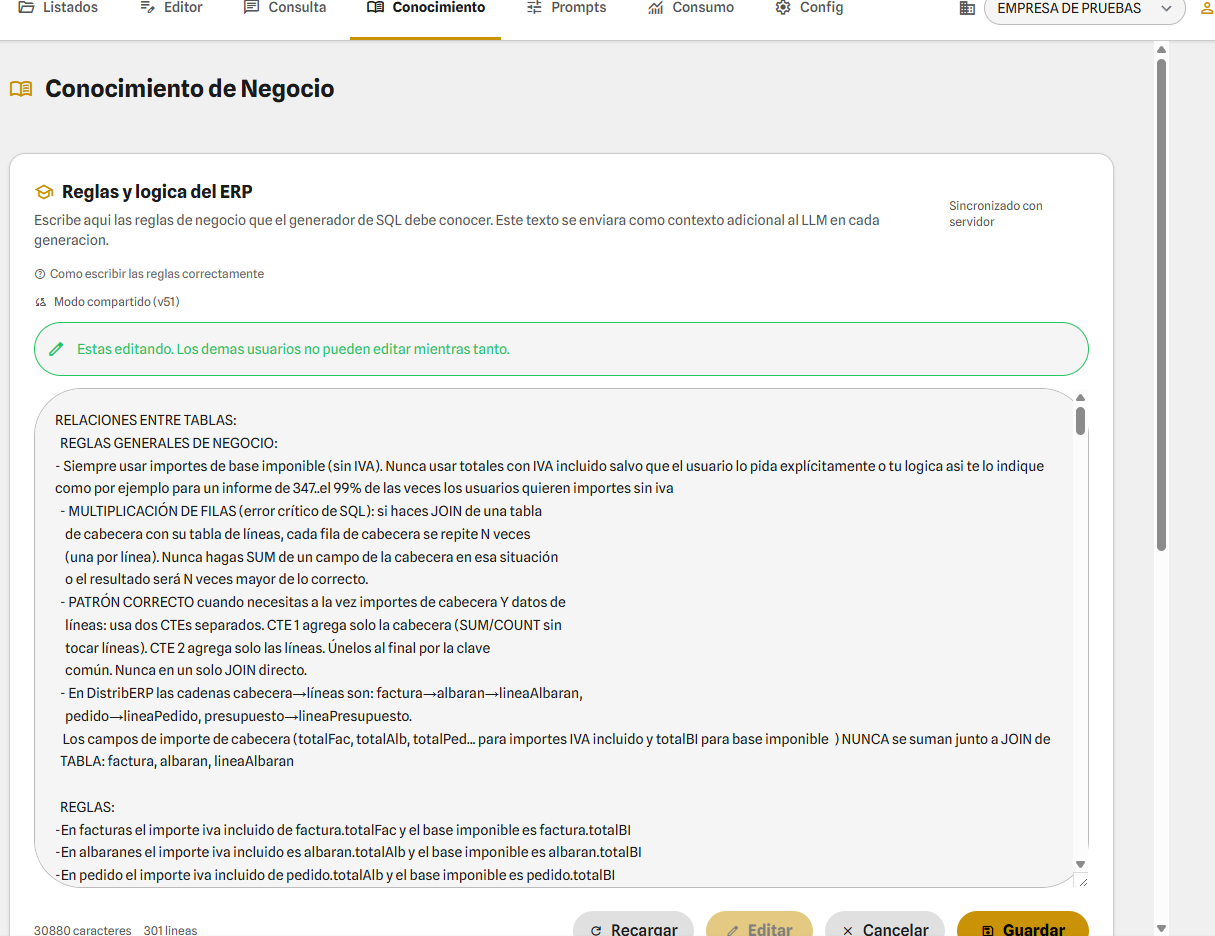 Editor de conocimiento